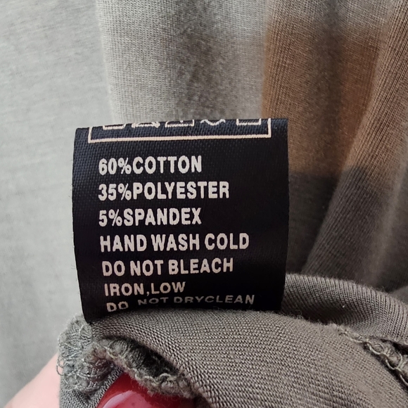 POL Olive Green Raw Edge Tank Top - Picture 9 of 13